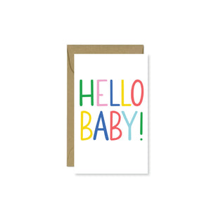 Hello Baby Mini Card - Nandy's CandyHello Baby Mini Card