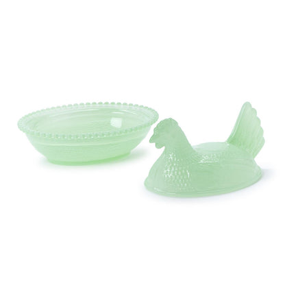Hen on Nest Ceramic Dish - Nandy&