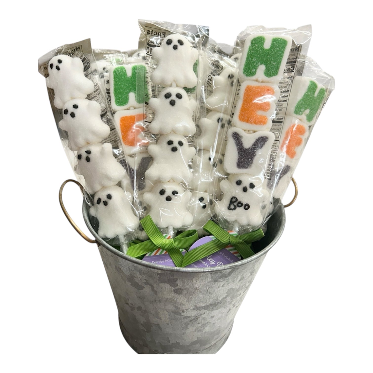 Hey Boo! Marshmallow Lollipop - Nandy's CandyHey Boo! Marshmallow Lollipop