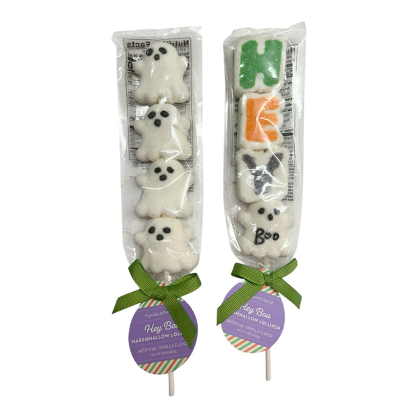 Hey Boo! Marshmallow Lollipop - Nandy's CandyHey Boo! Marshmallow Lollipop
