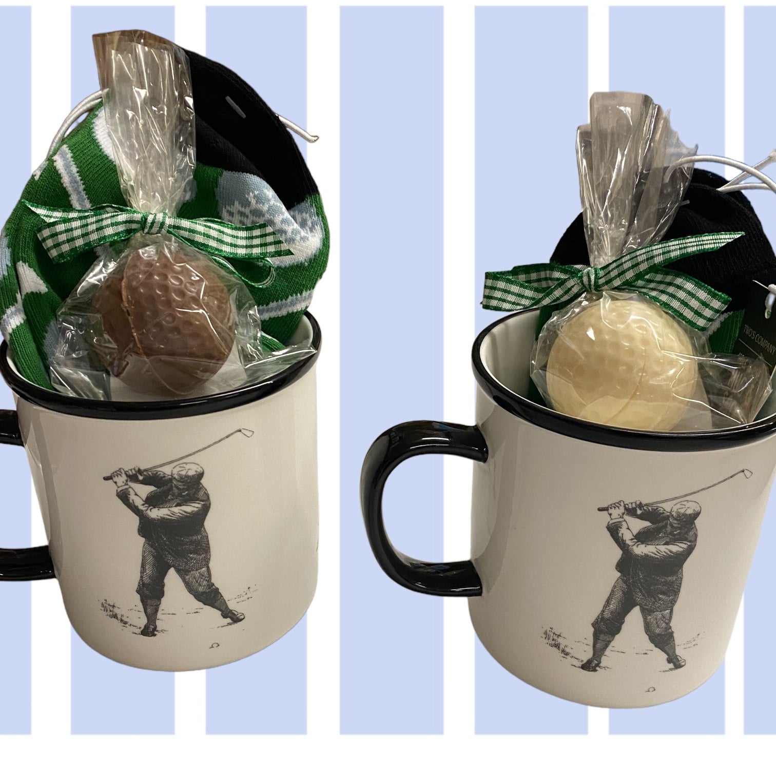 Hole in One - Mug,Pair of Socks and Chocolate Fishes Gift Set - Nandy&