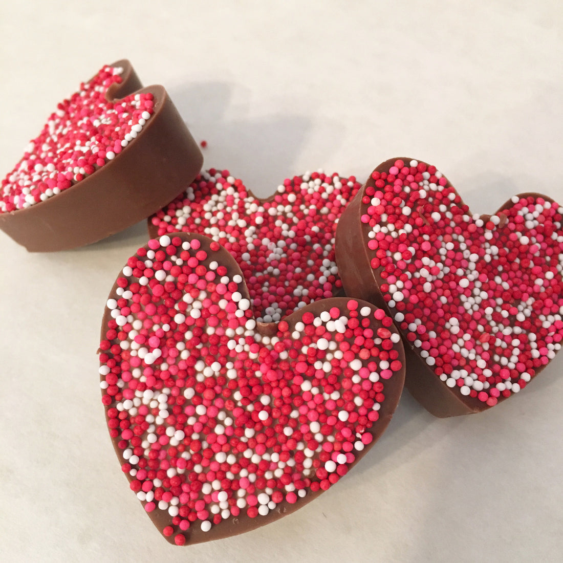 Chocolate Sprinkle Hearts