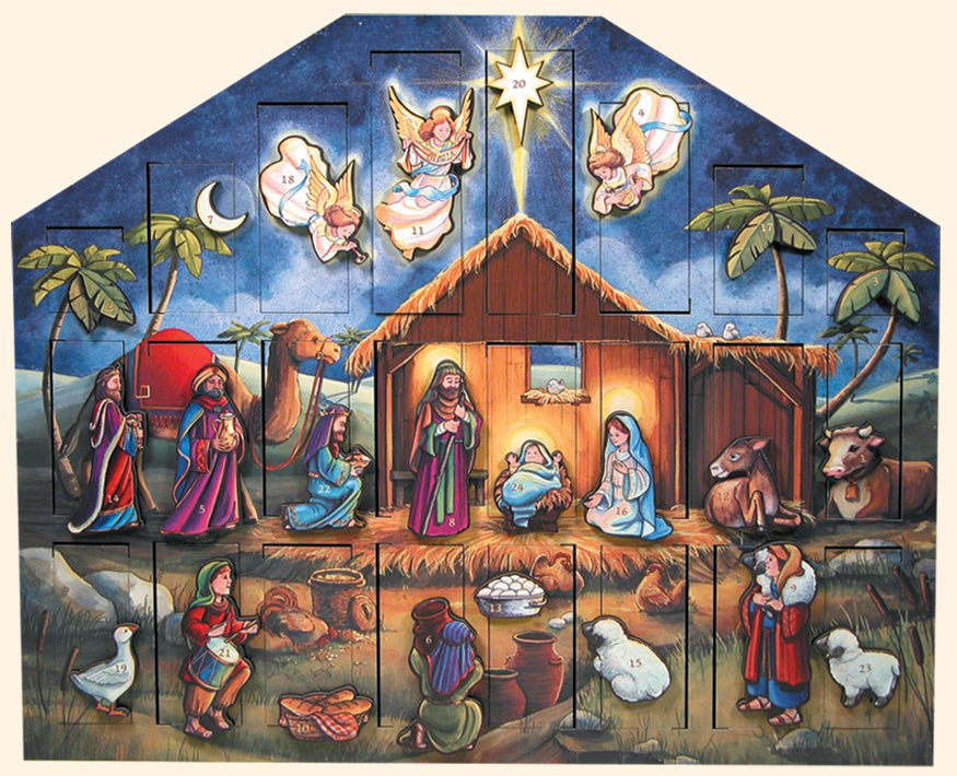 Keepsake Wooden Advent Calendars or - Nandy&