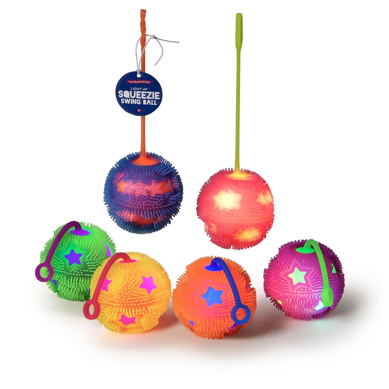 Light Up Squeezie Bungee Ball - Nandy&
