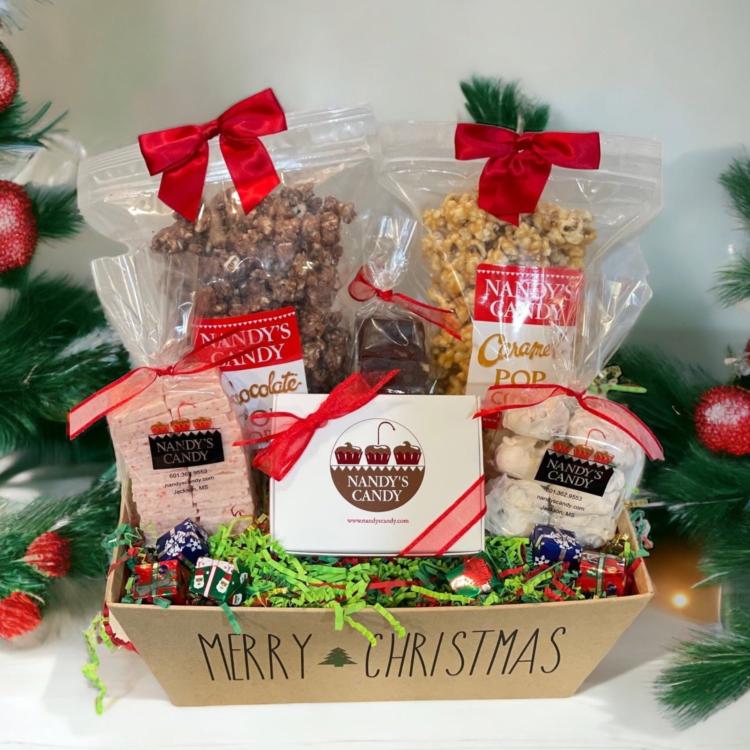 Merry Christmas Classic Favorites Basket - Nandy&