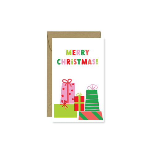 Merry Christmas Mini Card - Nandy's CandyMerry Christmas Mini Card