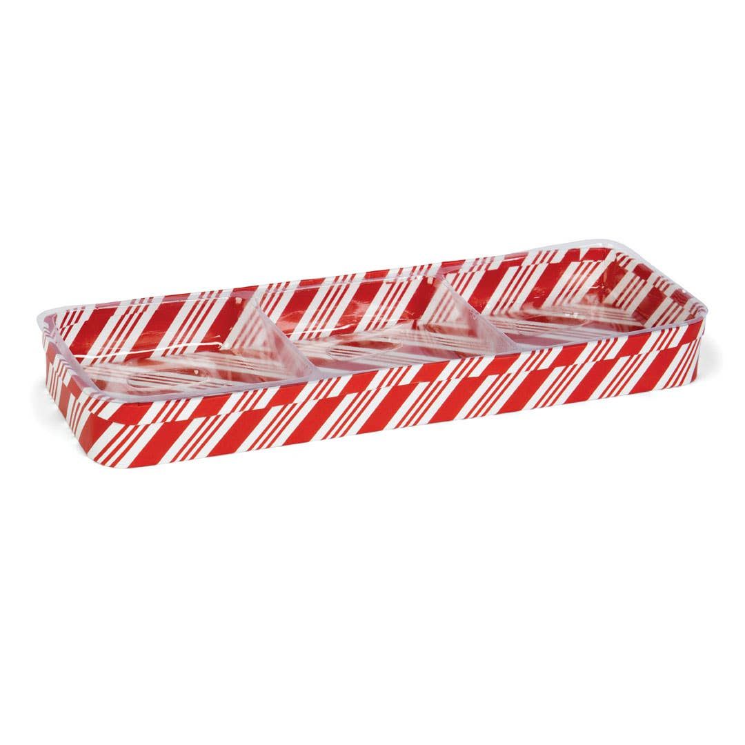 RECT CANDY STRIPE PPRBRD TRAY - Nandy&