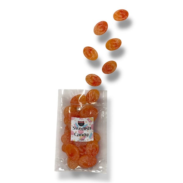 Sour Peach - dragon Ovals Swedish Candy - Nandy's CandySour Peach - dragon Ovals Swedish Candy