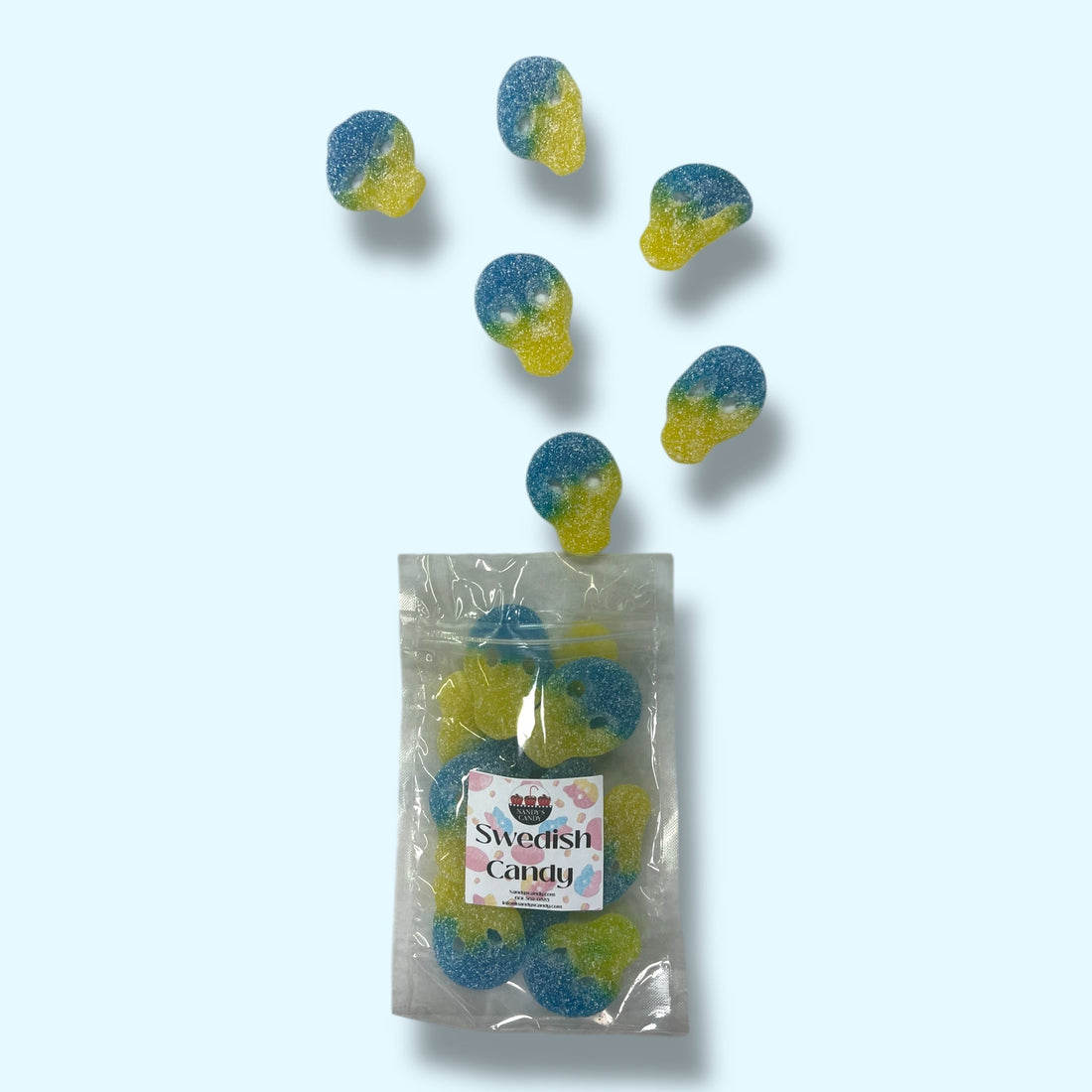 Sour Skulls Swedish Candy - Nandy&