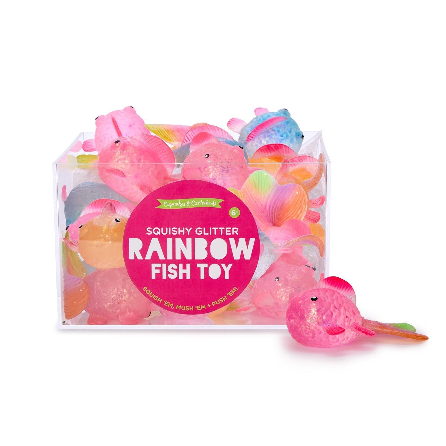 Squishy Rainbow Fish Toy - Nandy&