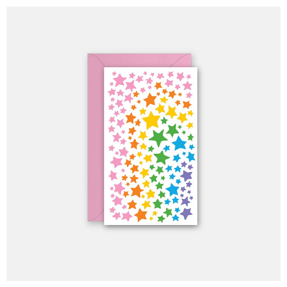Star Collage - Gift Enclosure Card - Nandy&