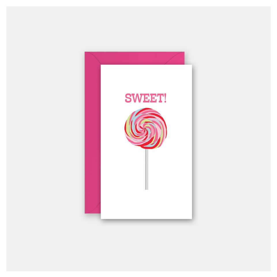 Sweet Lollipop - Gift Enclosure Card - Nandy&
