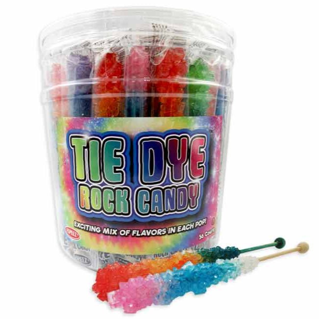 Tie Dye Rock Candy - Nandy's CandyTie Dye Rock Candy
