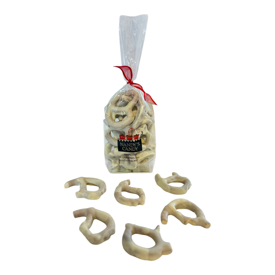 White Chocolate Pretzel Pieces - Nandy&