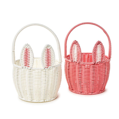 Wicker Bunny Basket - Nandy&