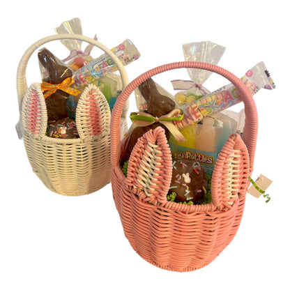 Wicker Bunny Basket - Nandy&