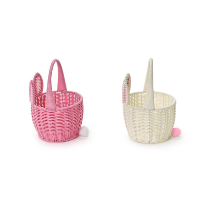 Wicker Bunny Basket - Nandy&