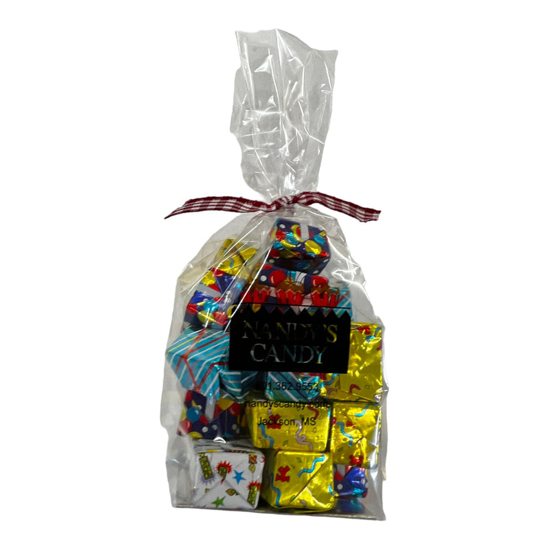 Birthday Presents (foil wrapped chocolate packages) no - Nandy's CandyBirthday Presents (foil wrapped chocolate packages) no