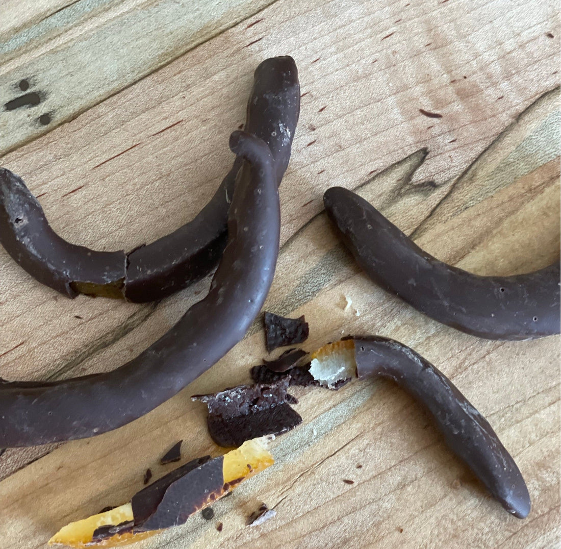 Dark Chocolate Dipped Orange Peel - Nandy&