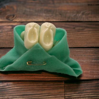 Mint Baby Booties - Nandy&