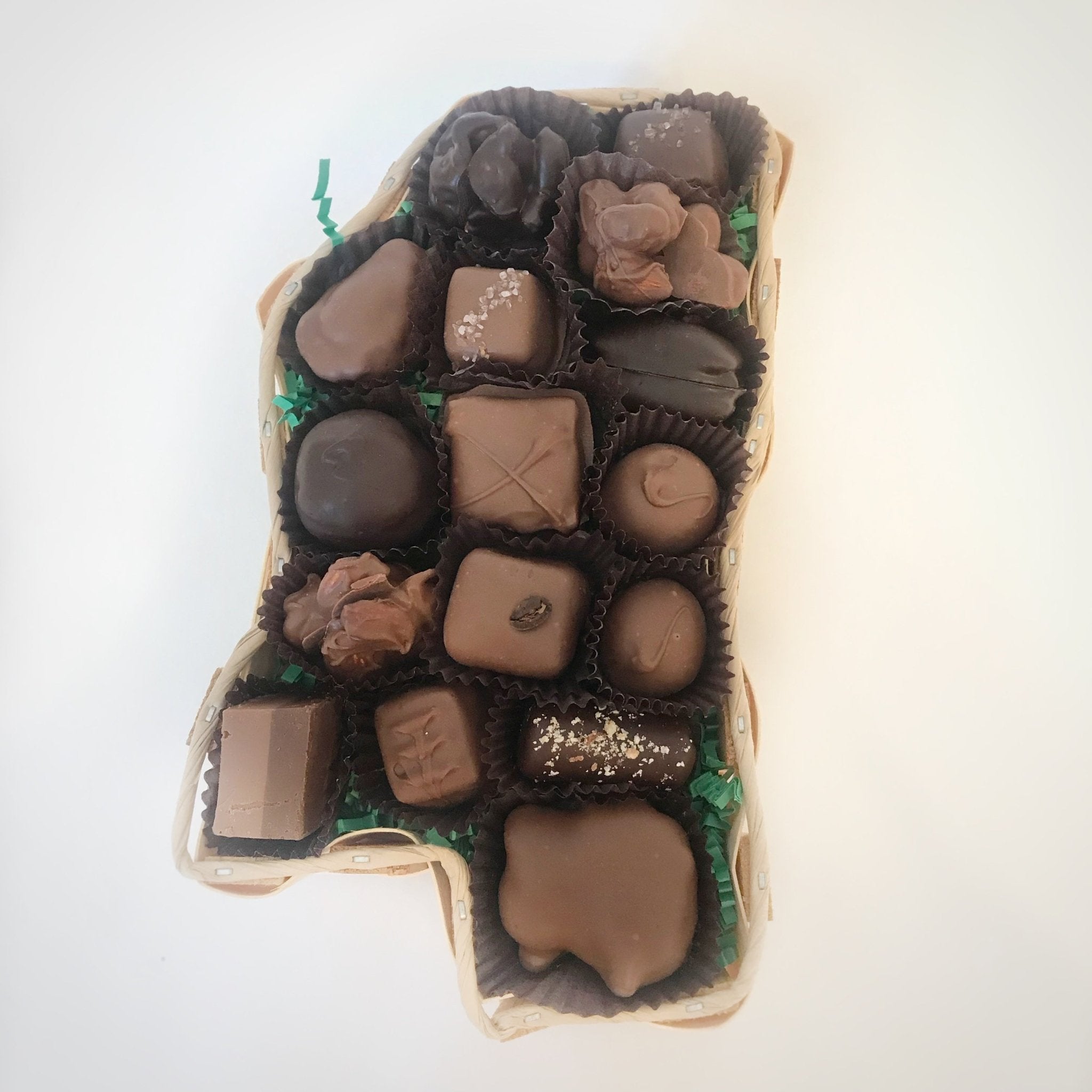 Mississippi Basket filled with Assorted Chocolates - Nandy's Candy