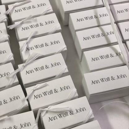 Personalized Wedding Favor Boxes - Nandy&