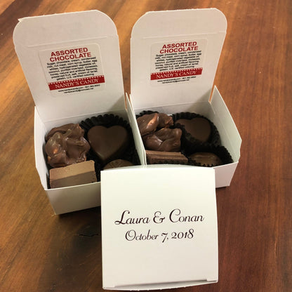 Personalized Wedding Favor Boxes - Nandy&