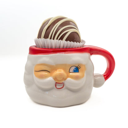 Retro Santa Mugs with Cocoa Ball - Nandy&