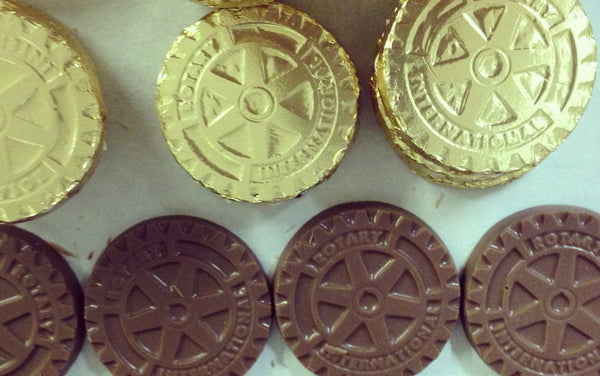 Rotary Chocolate Emblem - Nandy's CandyRotary Chocolate Emblem