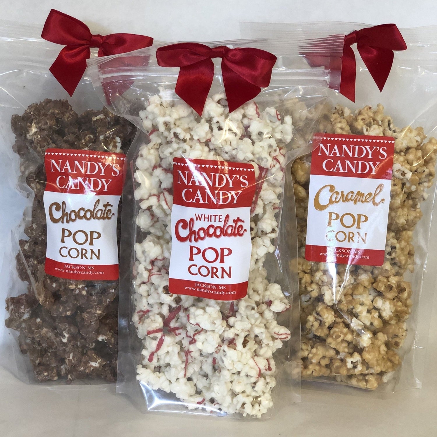 White Chocolate Covered Popcorn - Nandy&