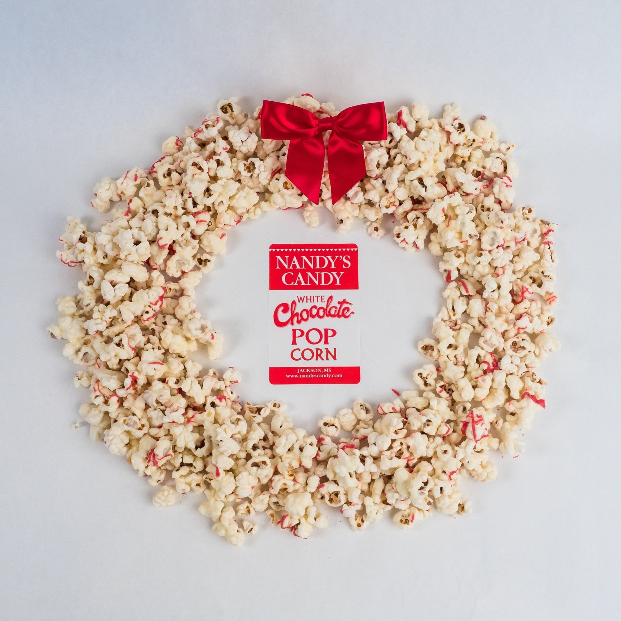 White Chocolate Covered Popcorn - Nandy&